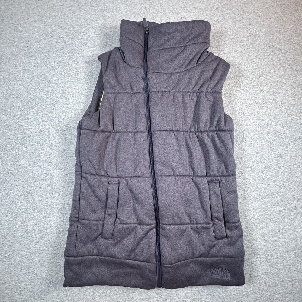 The North Face Womens Puffer Vest Size XS Darella Full Zip High Collar Pockets